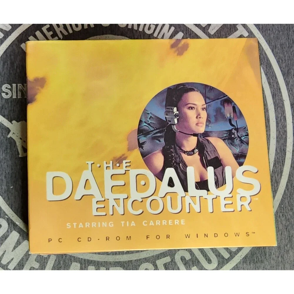 The Daedalus Encounter Big Box PC 3 Discs Manual Tia Carrere Includes Big Poster